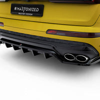 Maxton Design - Rear Splitter (Vertical Bars) Audi SQ7 Mk2 (4M) Facelift