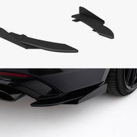 Maxton Design - Street Pro Rear Side Splitters + Flaps Audi RS5 Coupe / Sportback F5