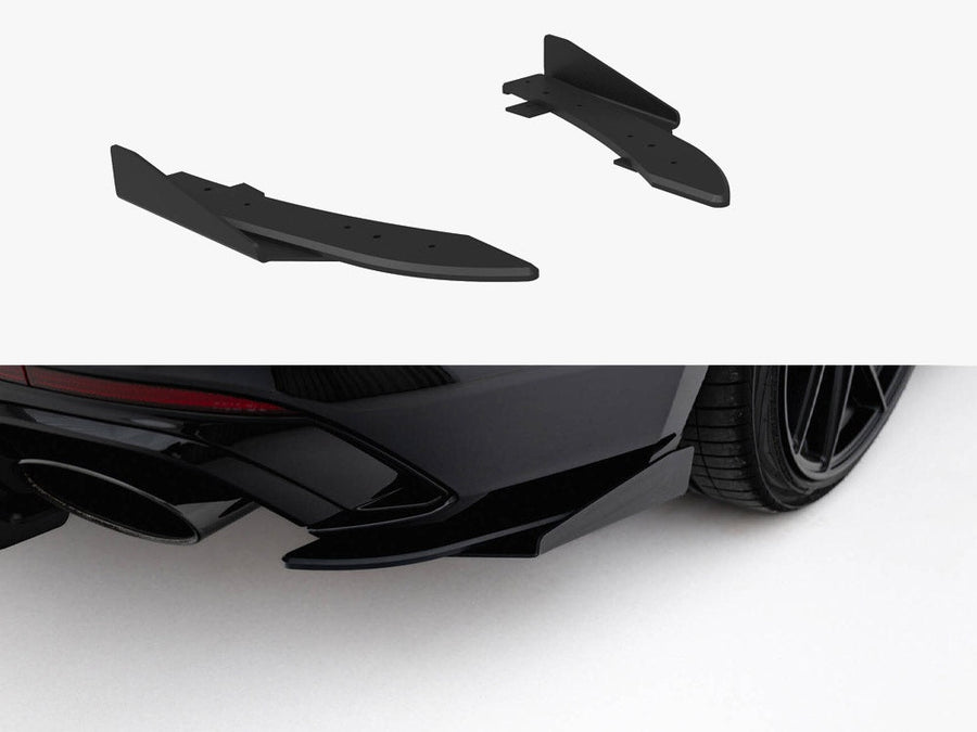 Maxton Design - Street Pro Rear Side Splitters + Flaps Audi RS5 Coupe / Sportback F5