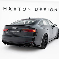 Maxton Design - Street Pro Rear Side Splitters + Flaps Audi RS5 Coupe / Sportback F5