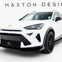 Maxton Design - Street PRO Front Splitter V.1 + Flaps Cupra Formentor Mk1 Facelift