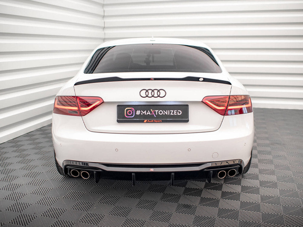Maxton Design -Rear Valance Audi A5 8T Facelift (Version with dual exhausts on both sides)