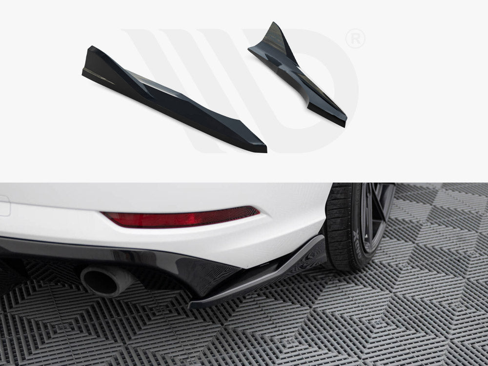 Maxton Design -Rear Side Splitters V.2 Audi A3 Sedan 8V Facelift