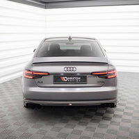 Maxton Design - Rear Valance Audi A4 S-Line B9 (Version with dual exhaust tips on one side)