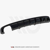Maxton Design - Rear Valance Audi A4 S-Line B9 (Version with dual exhaust tips on one side)