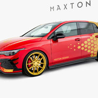 Maxton Design - Side Skirts Diffusers V.1 Volkswagen Golf GTI Clubsport Mk8 Facelift