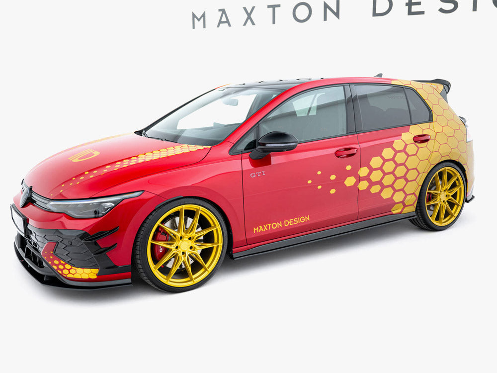 Maxton Design - Street Pro Side Skirts Diffusers Volkswagen Golf GTI Clubsport Mk8 Facelift