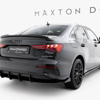 Maxton Design - Street PRO Rear Diffuser + Flaps Audi A3 Sedan 8Y
