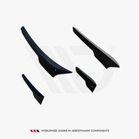 Maxton Design - Front Bumper Wings (Canards) BMW 1 M-Pack F70