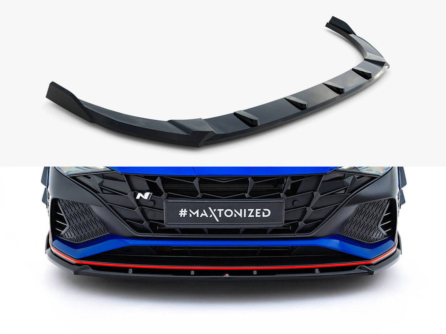 Maxton Design - Front Splitter V.2 Hyundai Elantra N Mk7