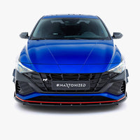 Maxton Design - Front Splitter V.2 Hyundai Elantra N Mk7