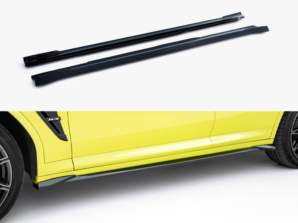 Maxton Design - Side Skirts Diffusers BMW X4M F98 Facelift