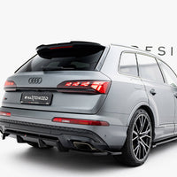 Maxton Design - Rear Splitter (Vertical Bars) Audi Q7 S-Line Mk2 Facelift 2
