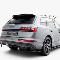 Maxton Design - Rear Splitter (Vertical Bars) Audi Q7 S-Line Mk2 Facelift 2