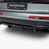 Maxton Design - Rear Splitter (Vertical Bars) Audi Q7 S-Line Mk2 Facelift 2