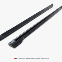 Maxton Design -  Side Skirts Diffusers Audi Q7 S-Line Mk2 Facelift 2