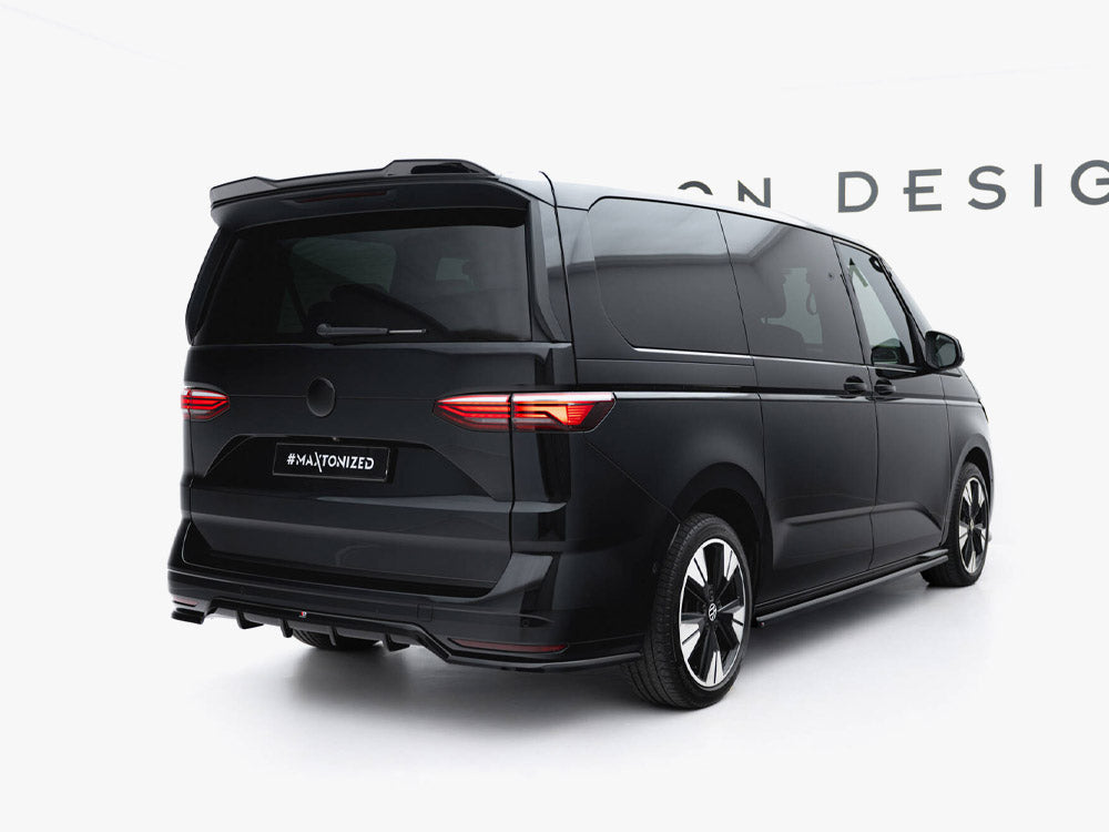 Maxton Design -Rear Splitter (Vertical Bars) Volkswagen Multivan Long T7