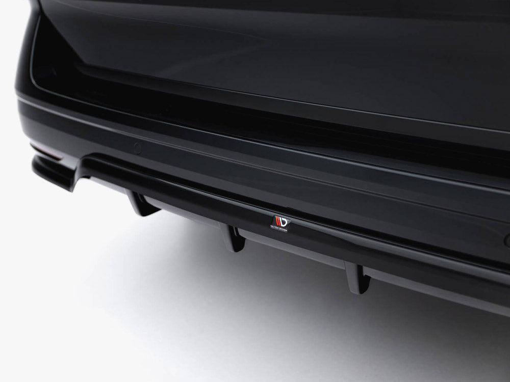 Maxton Design -Rear Splitter (Vertical Bars) Volkswagen Multivan Long T7