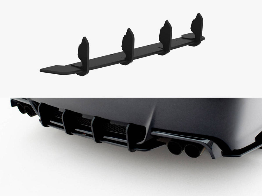 Maxton Design - Street PRO Rear Diffuser Subaru Impreza WRX STI Mk3 Facelift