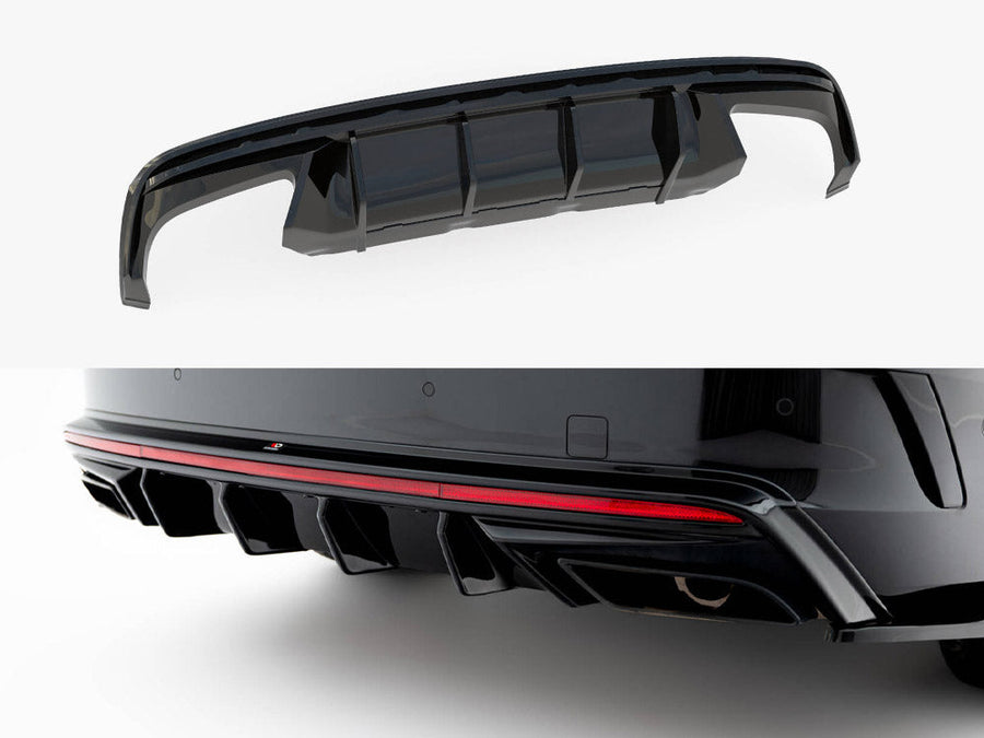 Maxton Design - Rear Valance Skoda Octavia RS Liftback / Estate Mk4 Facelift