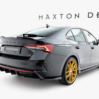 Maxton Design - Rear Side Splitters V.4 Skoda Octavia RS Liftback / Estate Mk4 Facelift