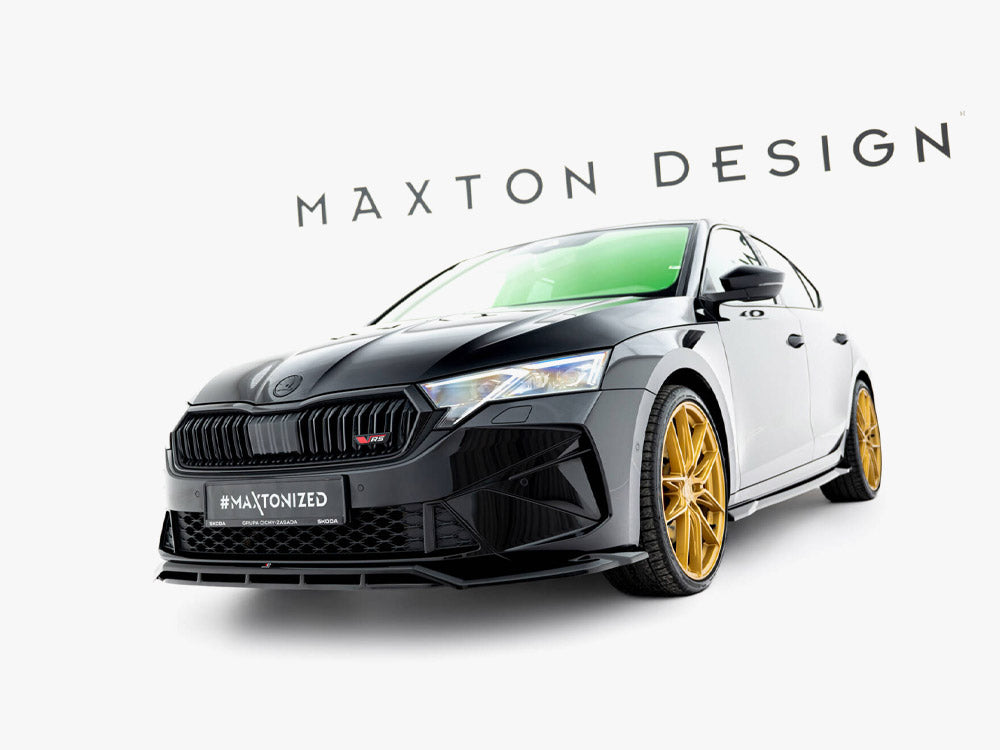 Maxton Design - Front Splitter V.1 Skoda Octavia RS Liftback / Estate ...