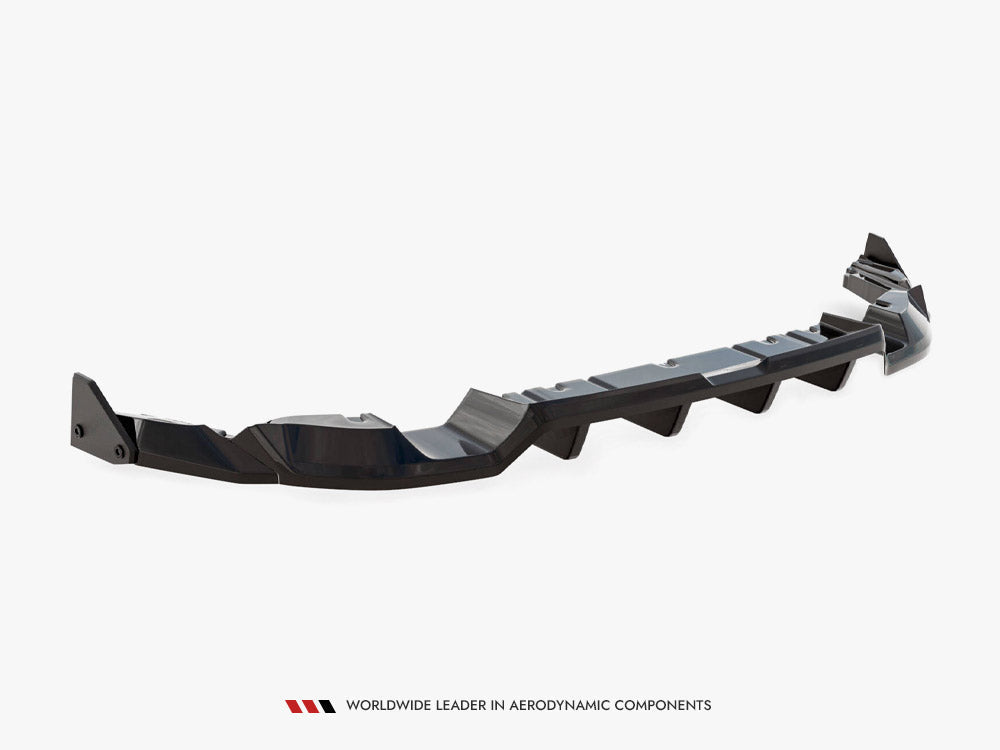 Maxton Design - Central Rear Splitter (Vertical Bars) V.1 + Flaps Subaru BRZ Mk2