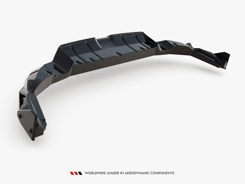 Maxton Design - Central Rear Splitter (Vertical Bars) V.1 + Flaps Subaru BRZ Mk2