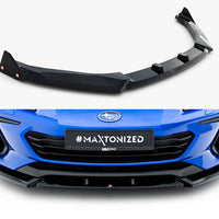 Maxton Design - Front Splitter V.1 + Flaps Subaru BRZ Mk2
