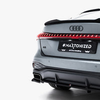Maxton Design - Rear Splitter (Vertical Bars) Audi A5 S-Line Sedan / Avant B10