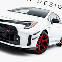 Maxton Design - Street PRO Front Splitter + Flaps Toyota GR Corolla Mk12