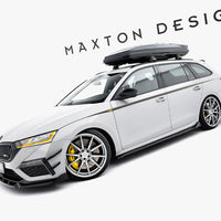 Maxton Design - Side Skirts Diffusers V.2 Skoda Octavia RS Liftback / Estate Mk4