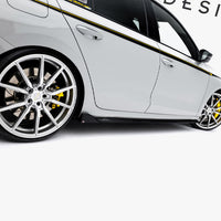 Maxton Design - Side Skirts Diffusers V.2 Skoda Octavia RS Liftback / Estate Mk4