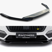 Maxton Design - Front Splitter V.4 Skoda Octavia RS Mk 4