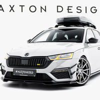 Maxton Design - Front Splitter V.4 Skoda Octavia RS Mk 4