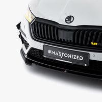Maxton Design - Front Splitter V.4 Skoda Octavia RS Mk 4