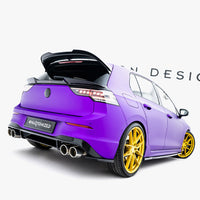 Maxton Design - Rear Side Splitters V.1 Volkswagen Golf R Mk8 Facelift