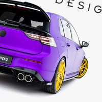 Maxton Design - Rear Side Splitters V.2 Volkswagen Golf R Mk8 Facelift