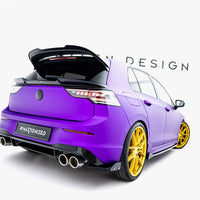 Maxton Design - Rear Side Splitters V.2 + Flaps Volkswagen Golf R Mk8 Facelift