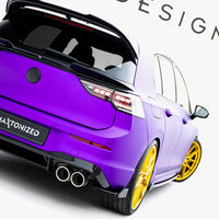 Maxton Design - Rear Side Splitters V.2 + Flaps Volkswagen Golf R Mk8 Facelift
