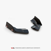 Maxton Design - Rear Side Splitters V.2 + Flaps Volkswagen Golf R Mk8 Facelift