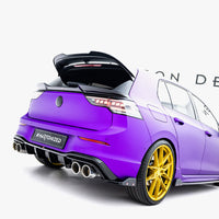 Maxton Design - Rear Side Splitters V.6 + Flaps Volkswagen Golf R Mk8