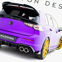 Maxton Design - Rear Side Splitters V.6 + Flaps Volkswagen Golf R Mk8