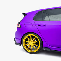 Maxton Design - Rear Side Splitters V.6 + Flaps Volkswagen Golf R Mk8