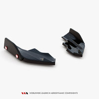 Maxton Design - Rear Side Splitters V.6 + Flaps Volkswagen Golf R Mk8