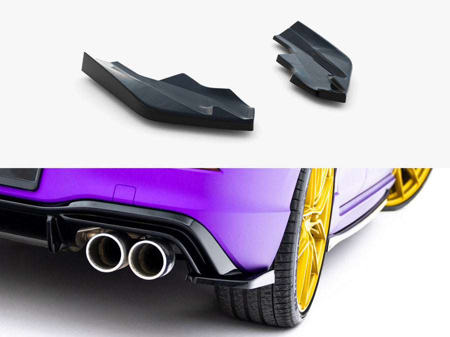 Maxton Design - Rear Side Splitters V.6 Volkswagen Golf R Mk8 Facelift