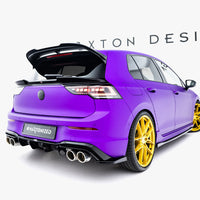 Maxton Design - Rear Side Splitters V.6 Volkswagen Golf R Mk8 Facelift