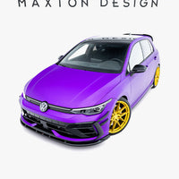 Maxton Design - Front Splitter V.2 Volkswagen Golf R Mk8 Facelift