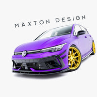 Maxton Design - Front Splitter V.2 Volkswagen Golf R Mk8 Facelift