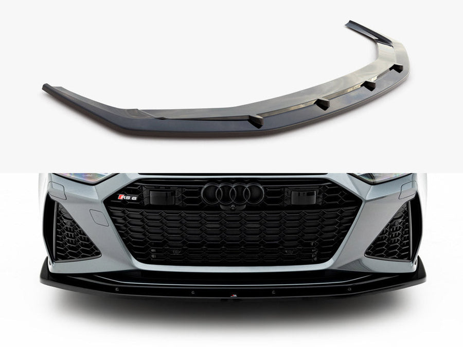 Maxton Design - FRONT SPLITTER V2 AUDI RS6 C8 / C8 Facelift